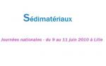 photo ou logo de Les journes nationales des sdiments 2010